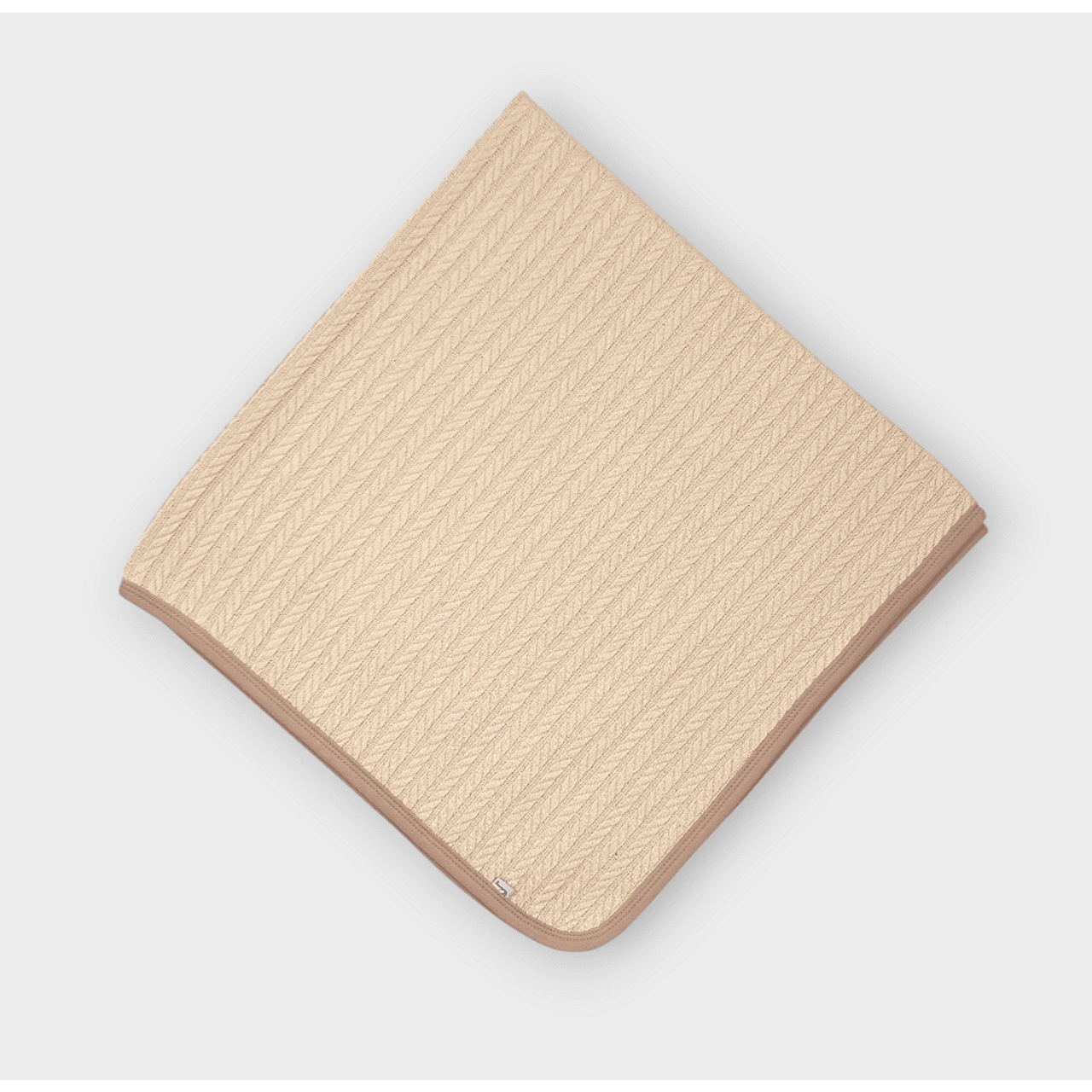 Rainy Бебешка Плетена Пелена 85Х85 См. Бежов