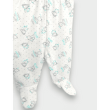 Salopă pentru bebeluși Rainy Baby 48 - 68 cm. Bebeluși cu Ursuleți Gri