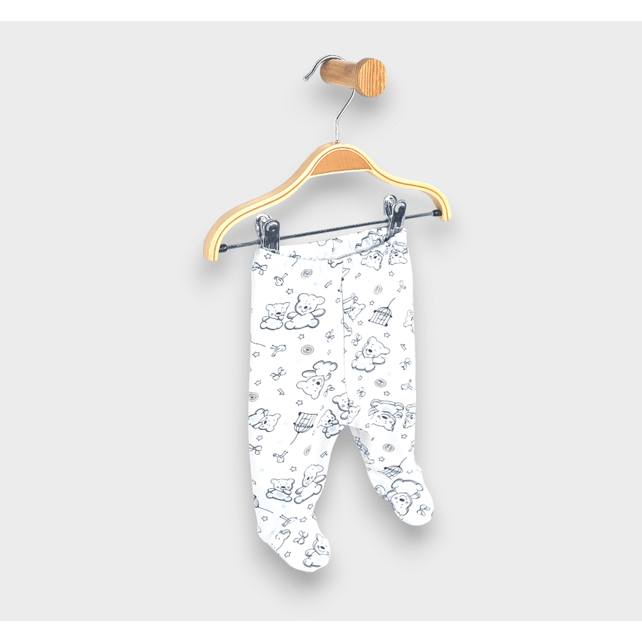 Salopă de ploaie pentru bebeluși 48 - 68 cm. Ursuleț de pluș albastru