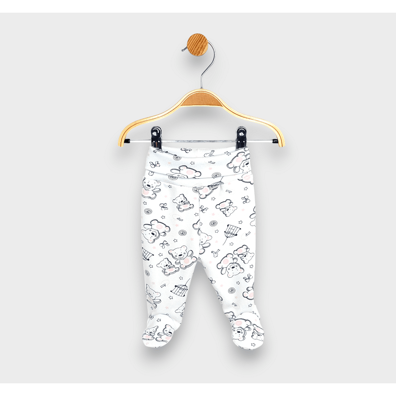 Salopă de bebeluși Rainy cu curea întoarsă 48 - 68 cm, ursuleț de pluș roz