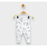 Salopă de ploaie pentru bebeluși cu curea inversată 48 - 68 cm, ursuleț de pluș, albastru