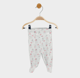 Salopă de ploaie pentru bebeluși cu curea rabatabilă 48 - 74 cm, model iepurași roz