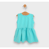 Rainy Бебешка Рокля Точки/Зелен 62 - 92 См.