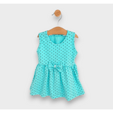 Rainy Бебешка Рокля Точки/Зелен 62 - 92 См.