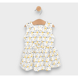 Rainy Бебешка Рокля Жълти Сърца 62 - 92 См.