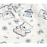 Căciulă de ploaie pentru bebeluși 56-62 cm. Ursuleț de pluș roz