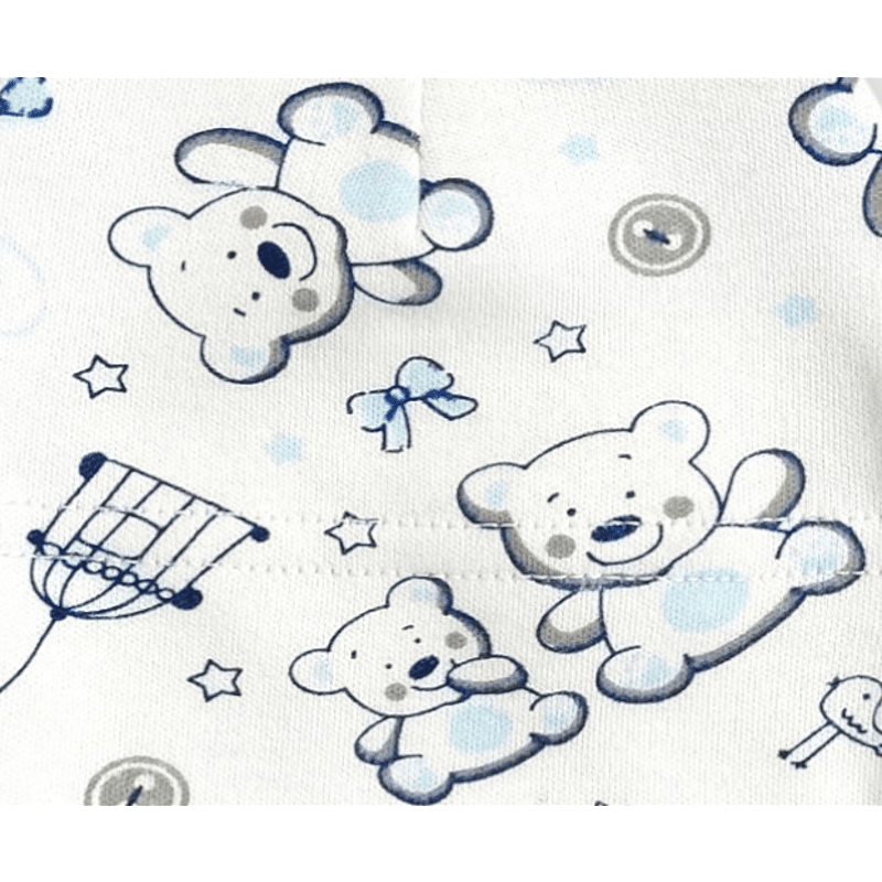 Căciulă de ploaie pentru bebeluși 56-62 cm. Albastru ursuleț