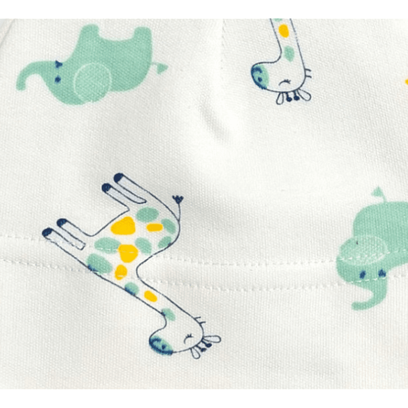 Căciulă de ploaie pentru bebeluși 56-62 cm. Girafă și elefant