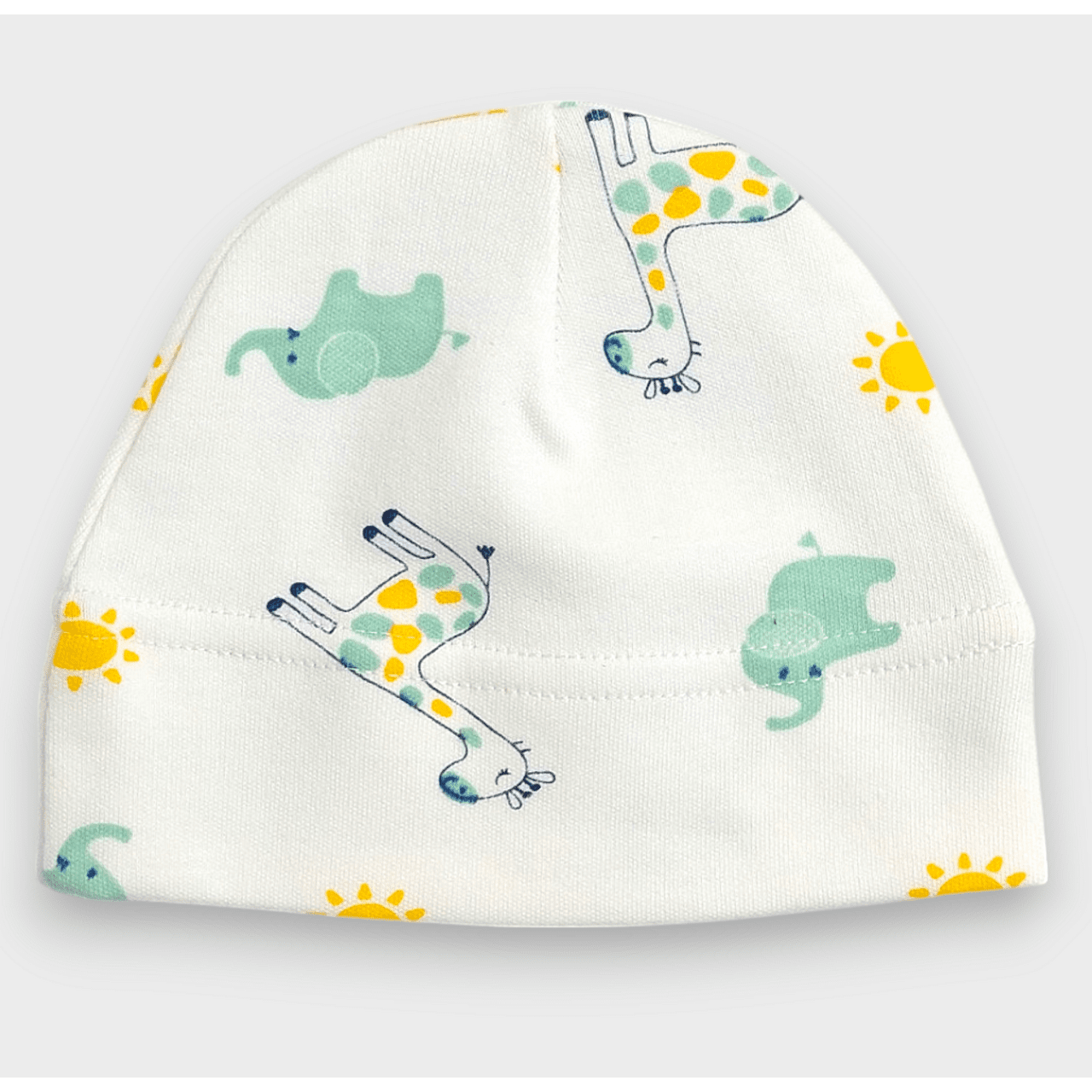 Căciulă de ploaie pentru bebeluși 56-62 cm. Girafă și elefant