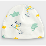 Căciulă de ploaie pentru bebeluși 56-62 cm. Girafă și elefant