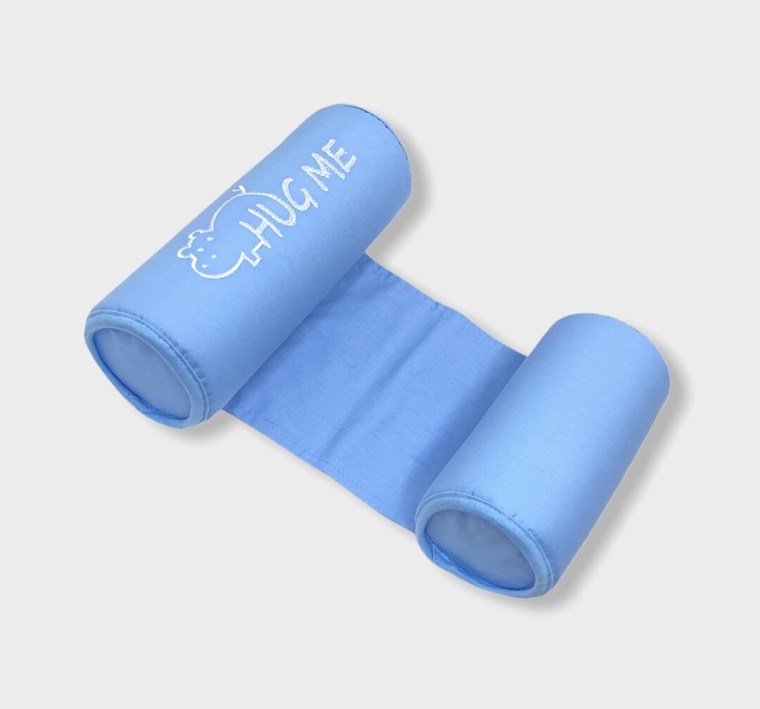 Pernă Rainy Baby anti-răsturnare Hug Me Blue