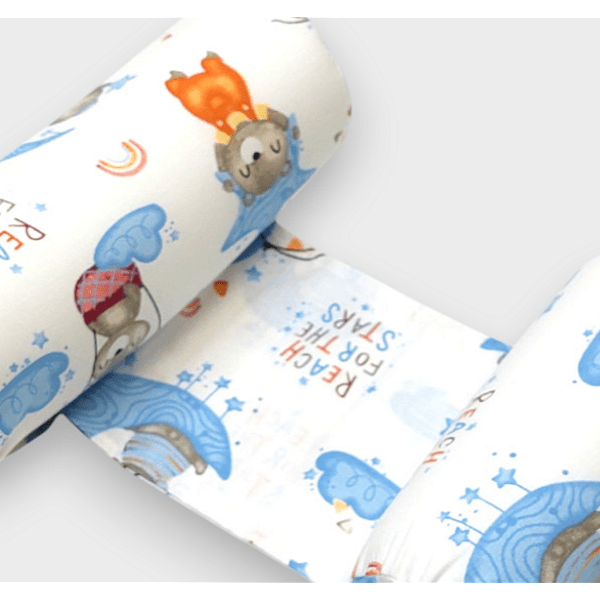 Pernă anti-răsturnare Rainy Baby Ursuleț pe lună albastră