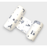 Pernă Rainy Baby anti-răsturnare ursuleț de pluș cu litere gri