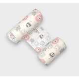 Pernă anti-răsturnare Rainy Baby, roz, cu animale