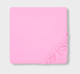 Cearșaf cu elastic Rainy Baby 60x120 cm. Roz