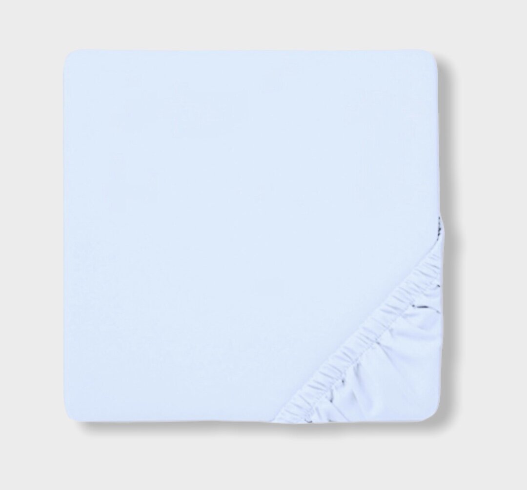 Cearșaf cu elastic Rainy Baby 65X110 cm. Alb