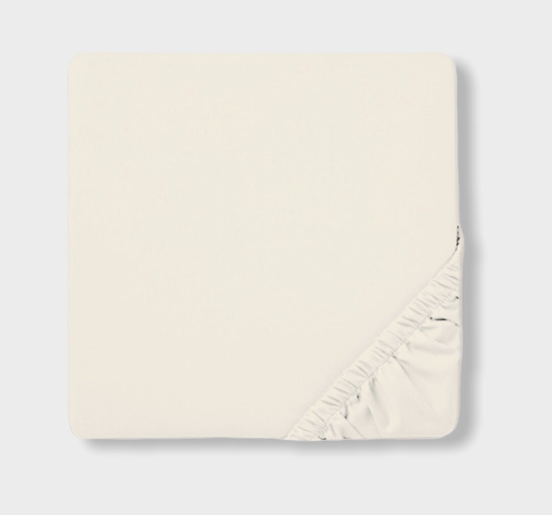 Cearșaf cu elastic Rainy Baby 70x140 cm. Ecru