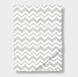 Rainy Бебешки Чаршаф За Количка 55Х95 См. Сив Зиг-Заг