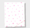 Rainy Бебешки Чаршаф За Количка 55Х95 См. Розови Звезди