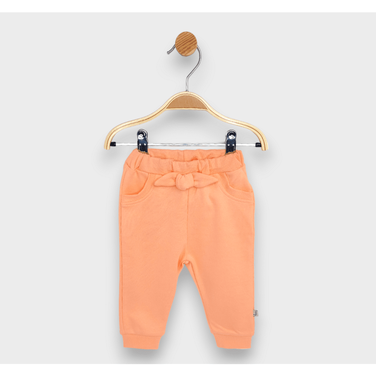 Rainy Бебешки Дълъг Панталон С Джоб И Панделка 62-92 См. Праскова