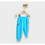 Pantaloni lungi de ploaie pentru bebeluși cu bordură 62-92 cm. Turcoaz