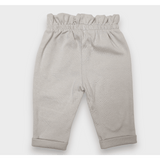 Pantaloni lungi de ploaie pentru bebeluși cu talie înaltă 62-92 cm. Gri cacao cald