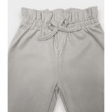 Pantaloni lungi de ploaie pentru bebeluși cu talie înaltă 62-92 cm. Gri cacao cald