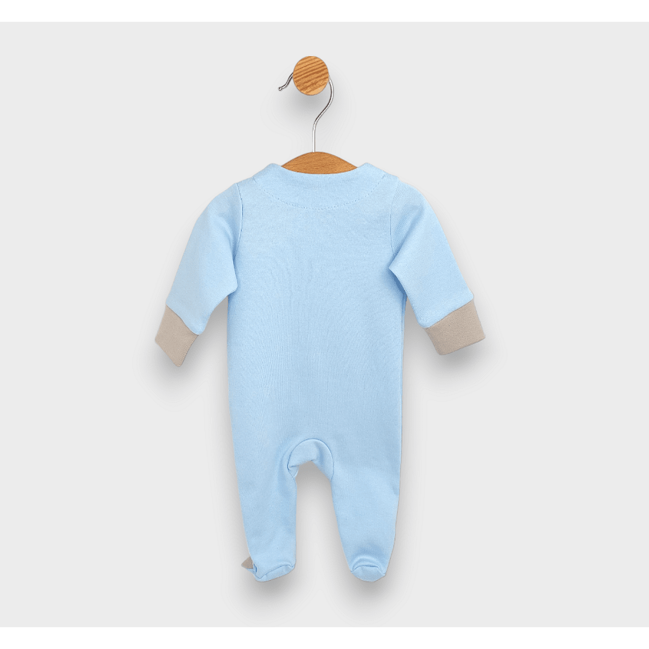 Salopetă ploioasă pentru bebeluși, ursuleț de pluș cu baloane, albastră, 48 - 62 cm.