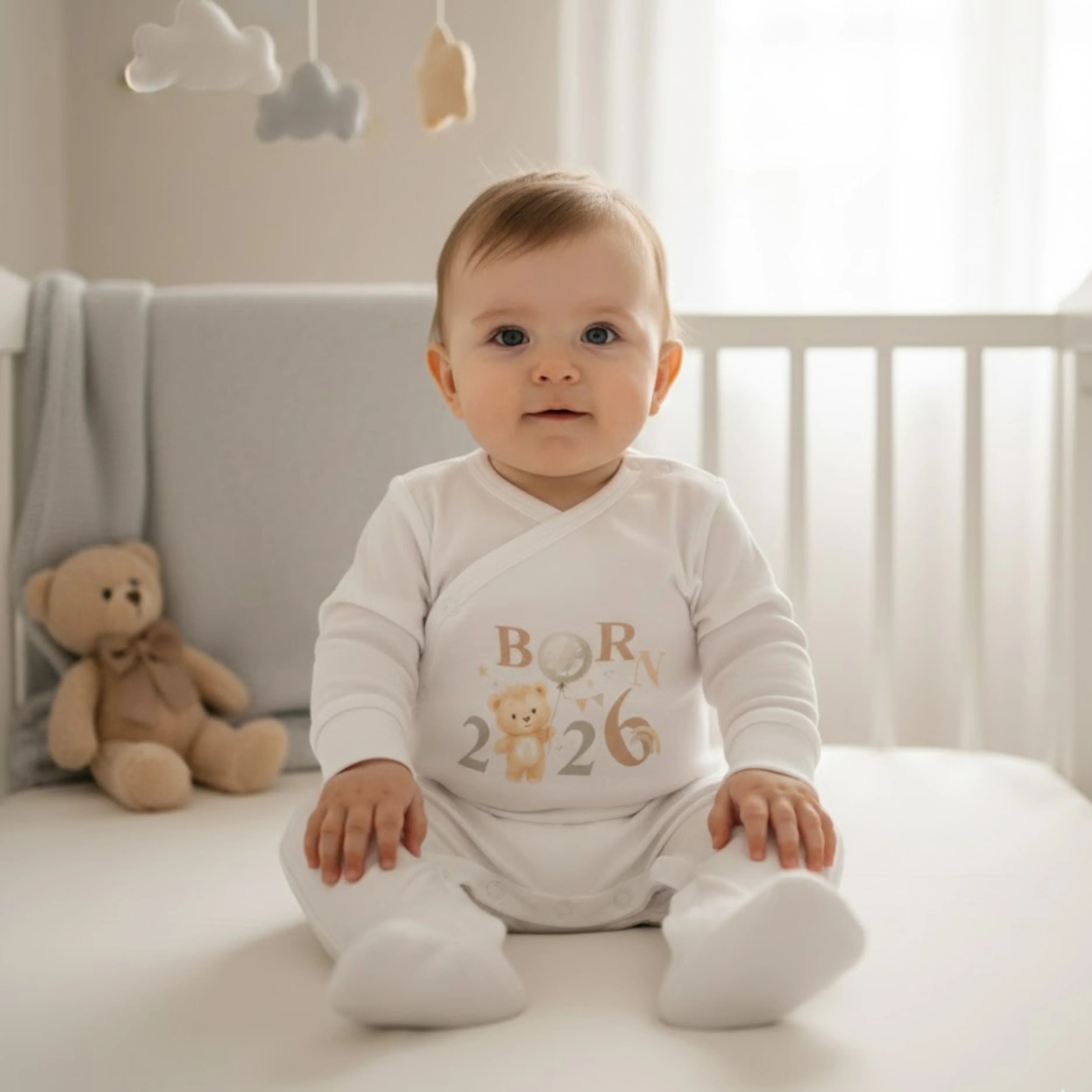 Бебешки Гащеризон 56 62см. Born 2026 Rainy