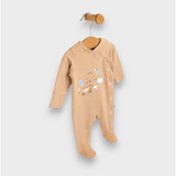 Бебешки Гащеризон Little One С Дълъг Ръкав 56 74см. Мока Rainy