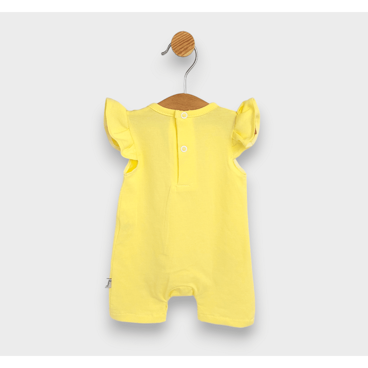 Rainy Бебешки Гащеризон Пеперуда С Цветя С Къс Ръкав 56-80См. Жълт