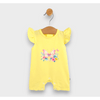 Rainy Бебешки Гащеризон Пеперуда С Цветя С Къс Ръкав 56-80См. Жълт