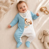 Бебешки Гащеризон С Бандана Hello Little One С Дълъг Ръкав 56 68см. Небе Rainy