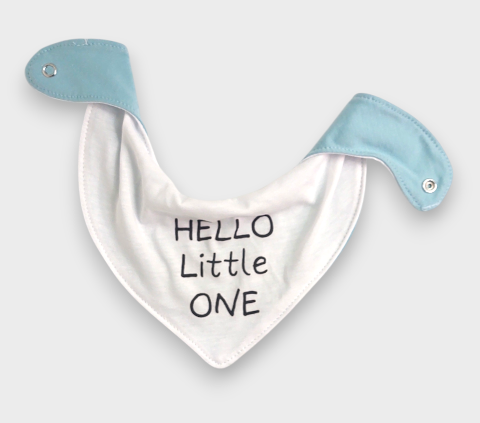 Бебешки Гащеризон С Бандана Hello Little One С Дълъг Ръкав 56 68см. Небе Rainy