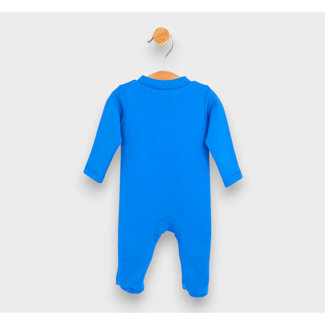 Salopetă de ploaie pentru bebeluși cu fermoar 48 - 74 cm. Elefant cu stea cobalt