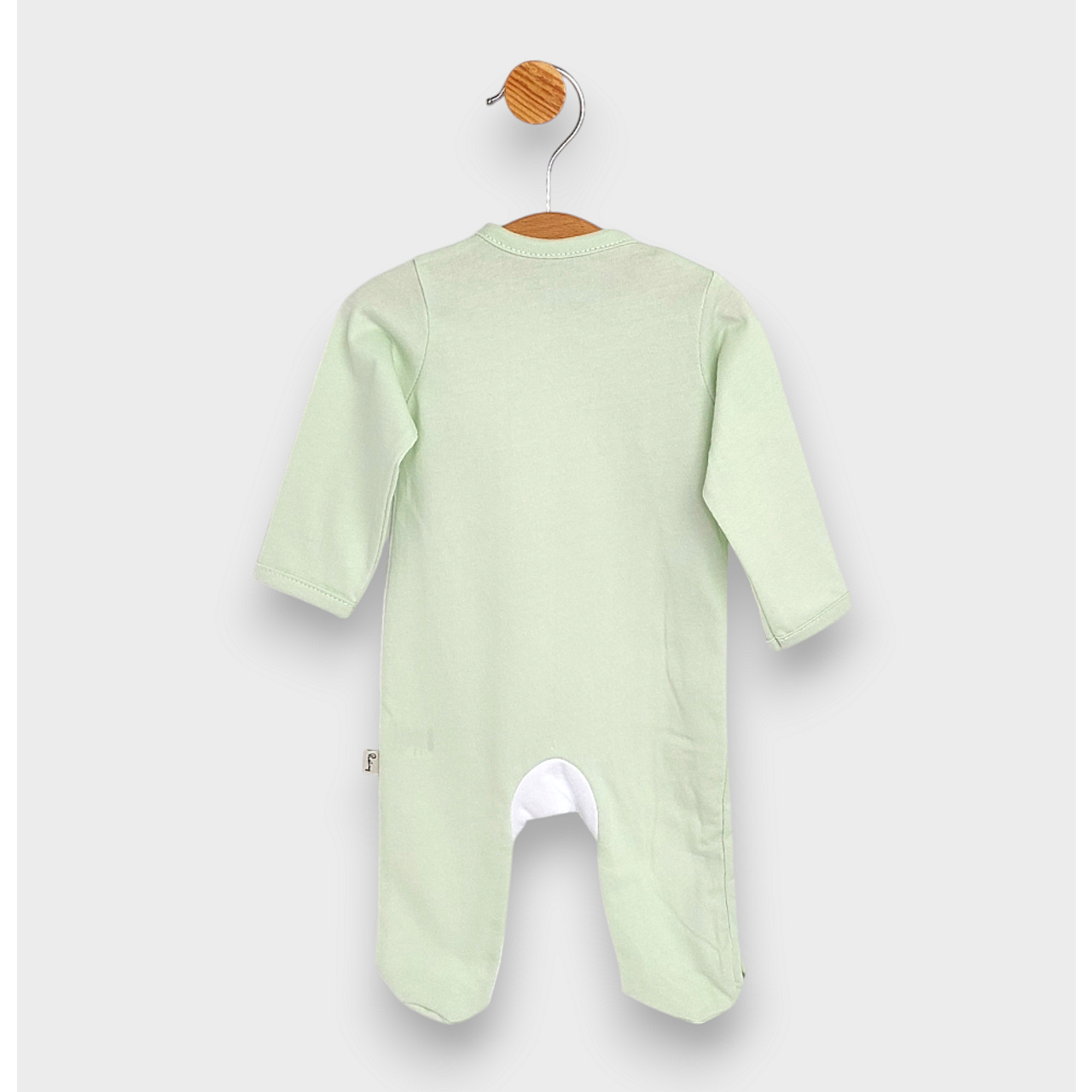 Бебешки Гащеризон С Дълъг Ръкав 48 62см. Green Bear Rainy