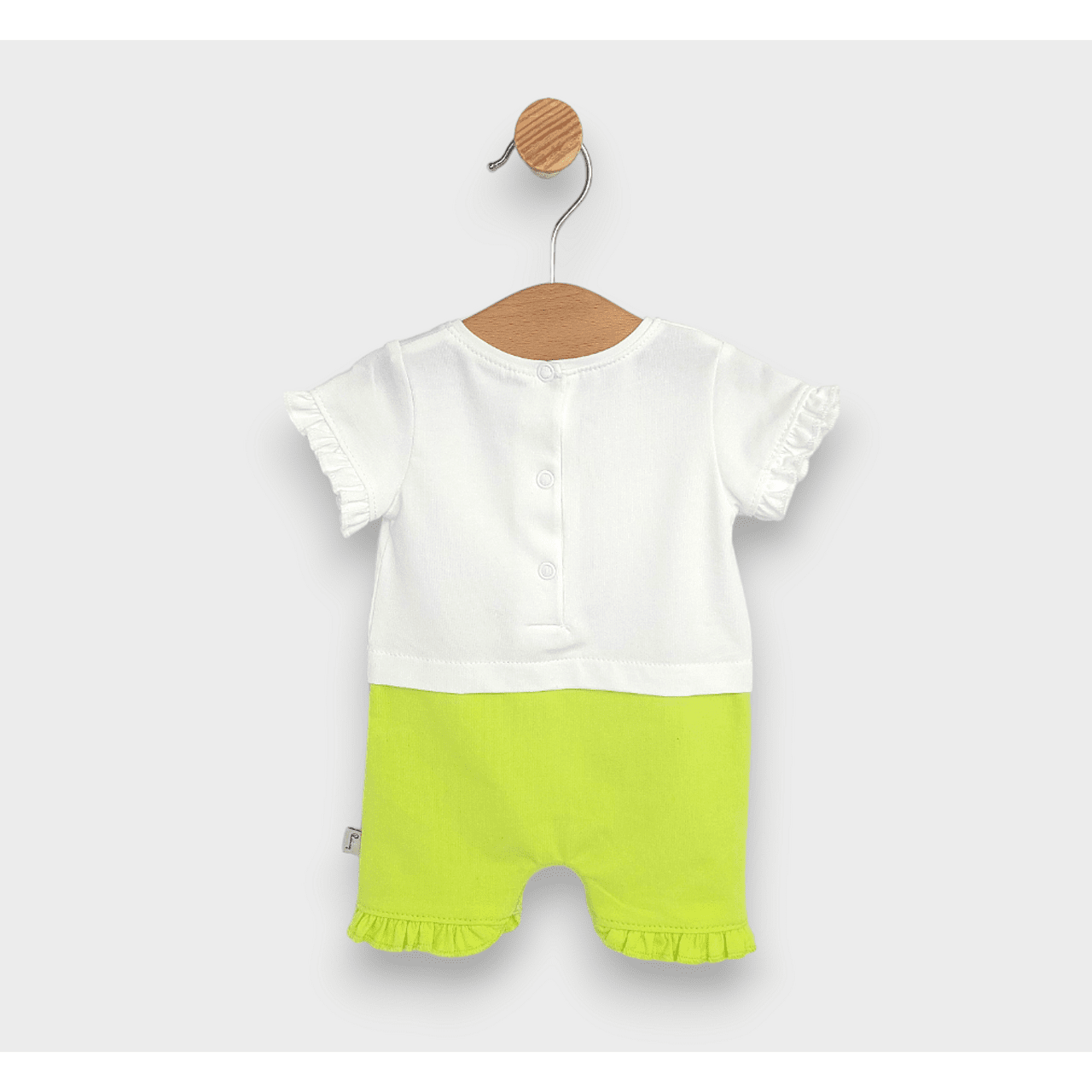 Rainy Бебешки Гащеризон Слонче С Дъга 56-80См. Екрю/Зелен