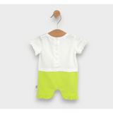 Rainy Бебешки Гащеризон Слонче С Дъга 56-80См. Екрю/Зелен