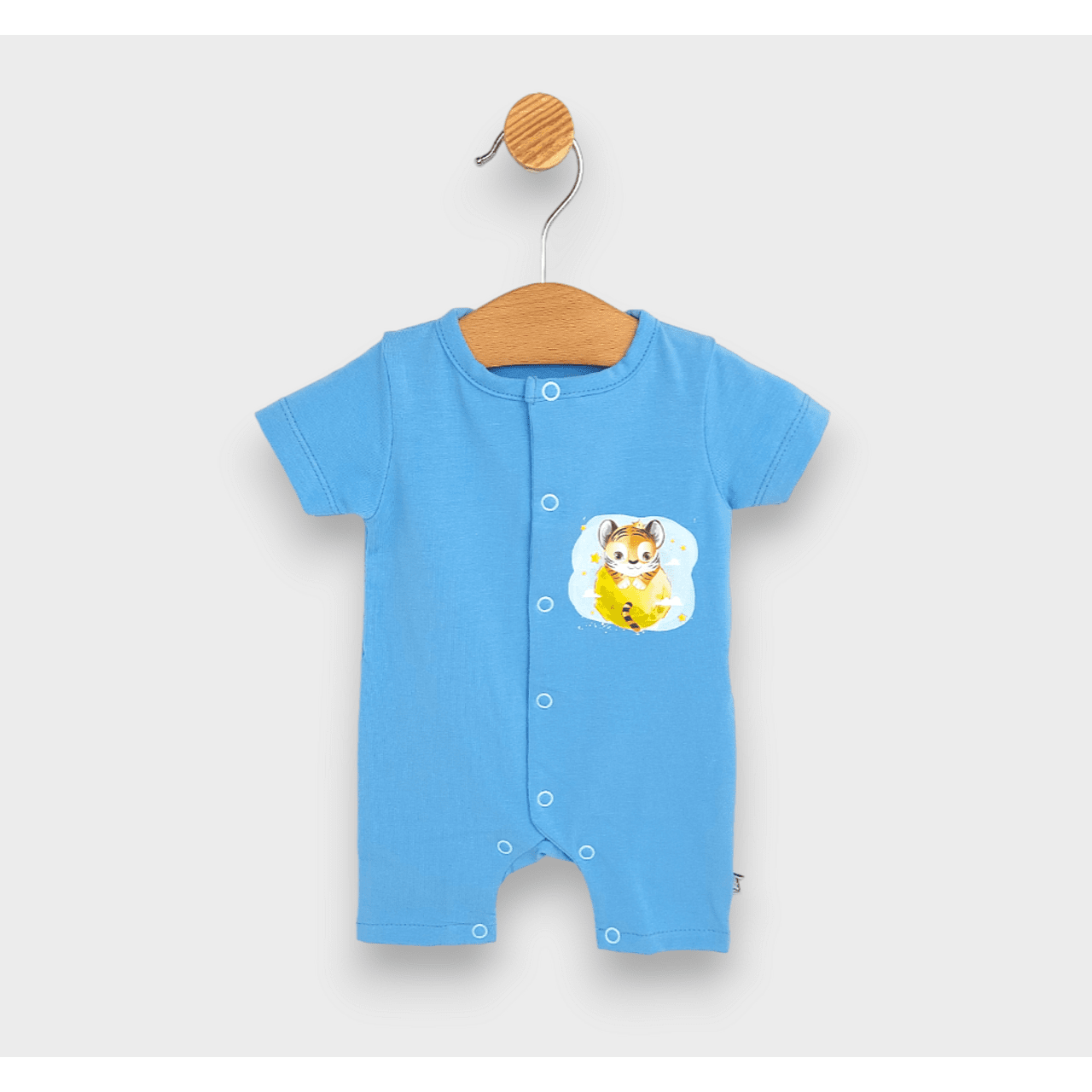 Salopetă de ploaie pentru bebeluși Tiger 56-80cm, albastră