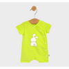 Salopetă ploioasă pentru bebeluși Iepuraș 56-80cm. Verde