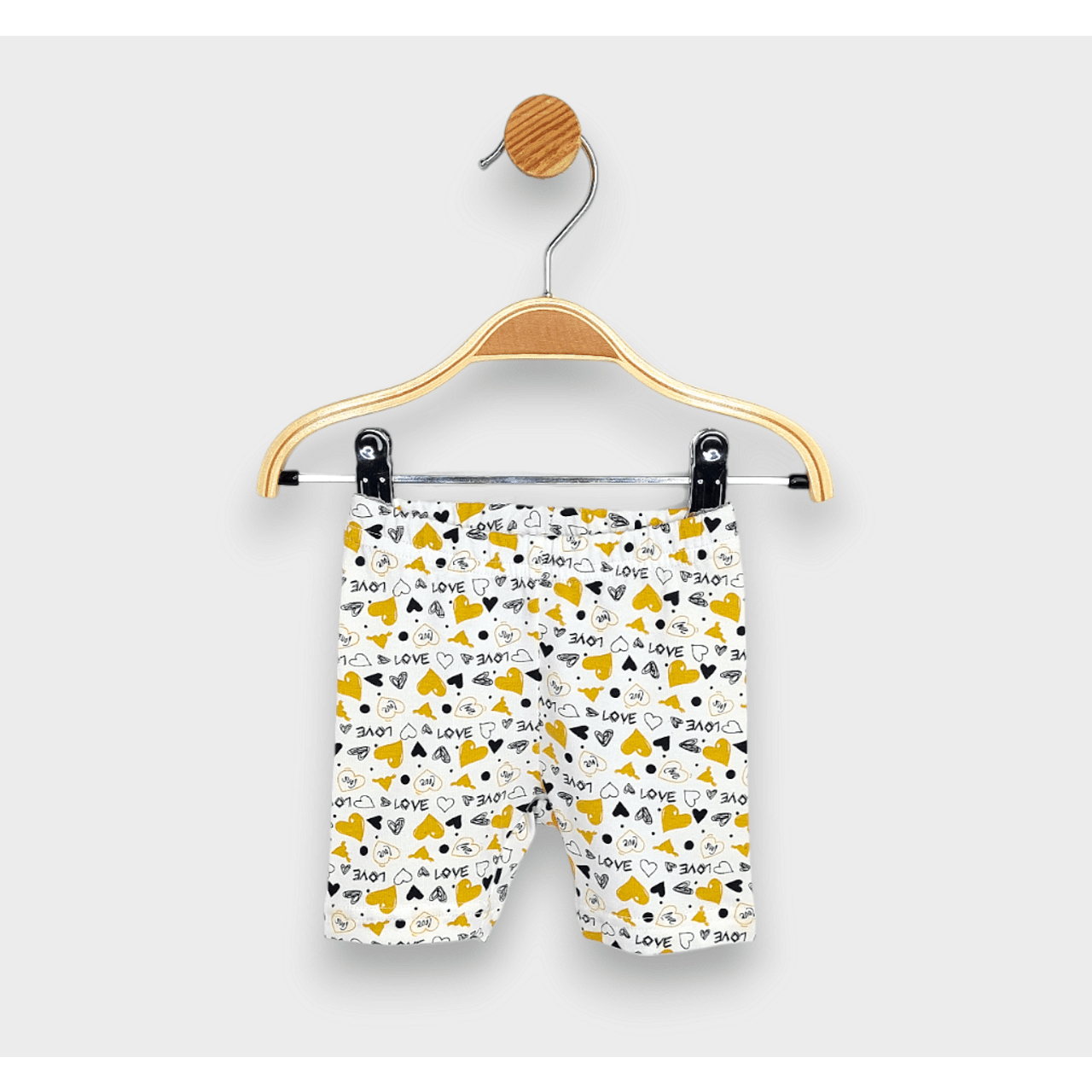 Бебешки Къс Клин 62 92 См. Жълти Сърца Rainy