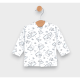 Бебешки Комплект 2 Части 48 68 См. Мече Син Rainy
