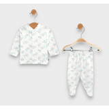 Бебешки Комплект 2 Части 48 68 См. Сиви Мечета Baby Rainy