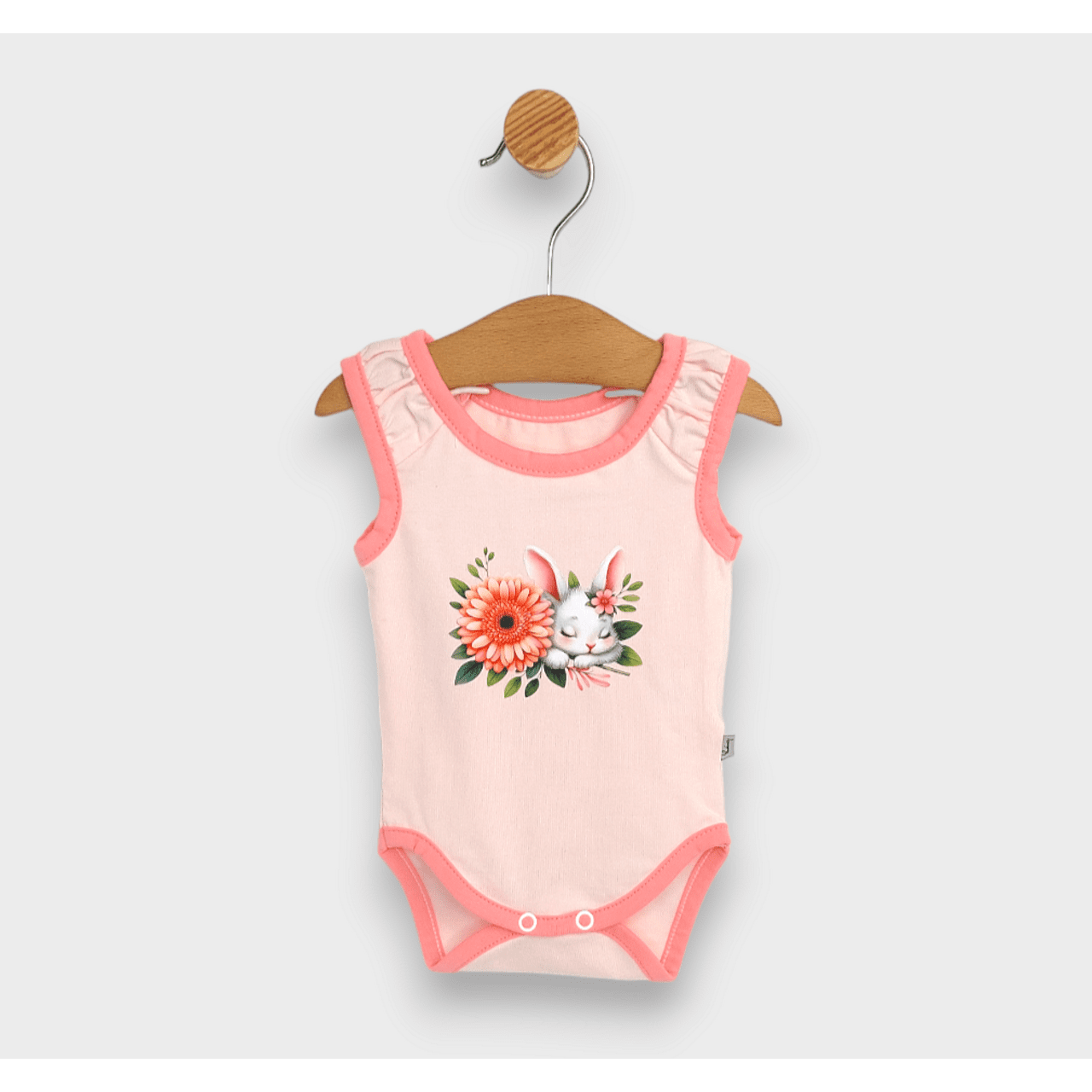 Set jucărie Rainy Baby 2 piese Iepuraș alb 56-74cm.