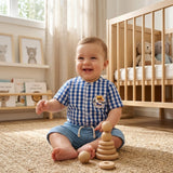 Бебешки Комплект 2 Части Cool Bear 62 92 См. Текстил Деним Rainy