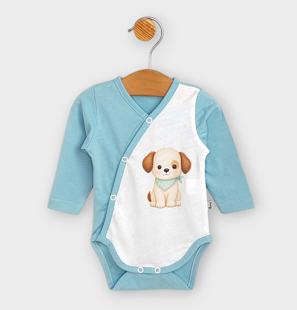 Бебешки Комплект 3 Части 56 68 См. Hello Little One Небе Rainy