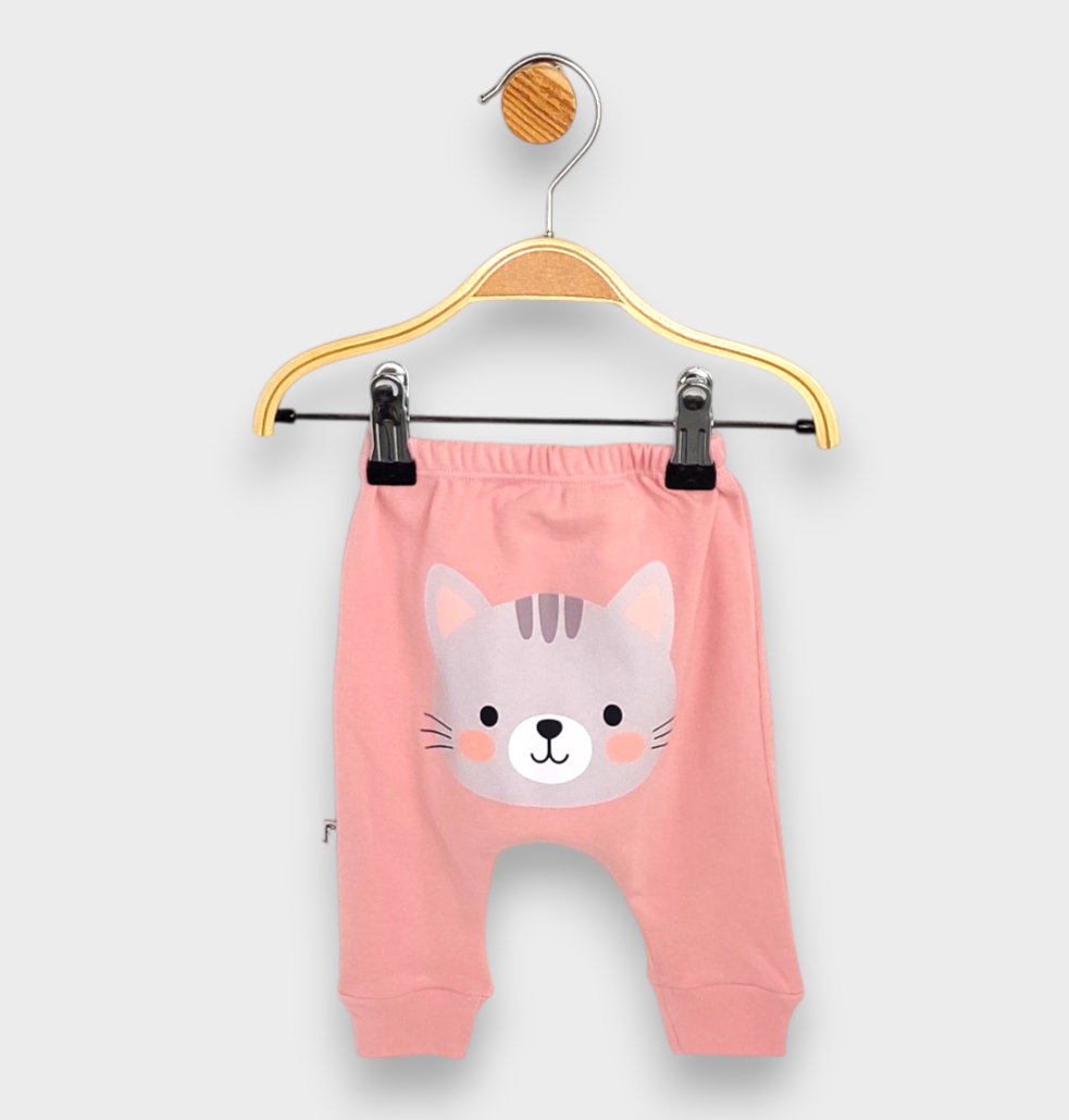 Бебешки Комплект 3 Части 56 74 См. Cute Cat Rainy
