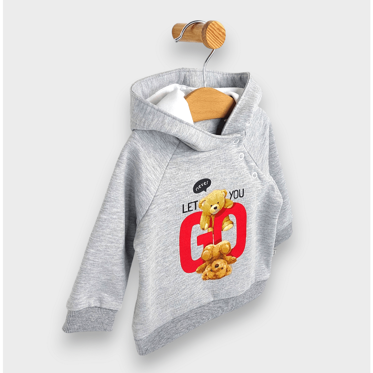 Set Rainy Baby de 2 piese Doi ursuleți 62-92 cm. gri