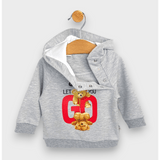 Set Rainy Baby de 2 piese Doi ursuleți 62-92 cm. gri