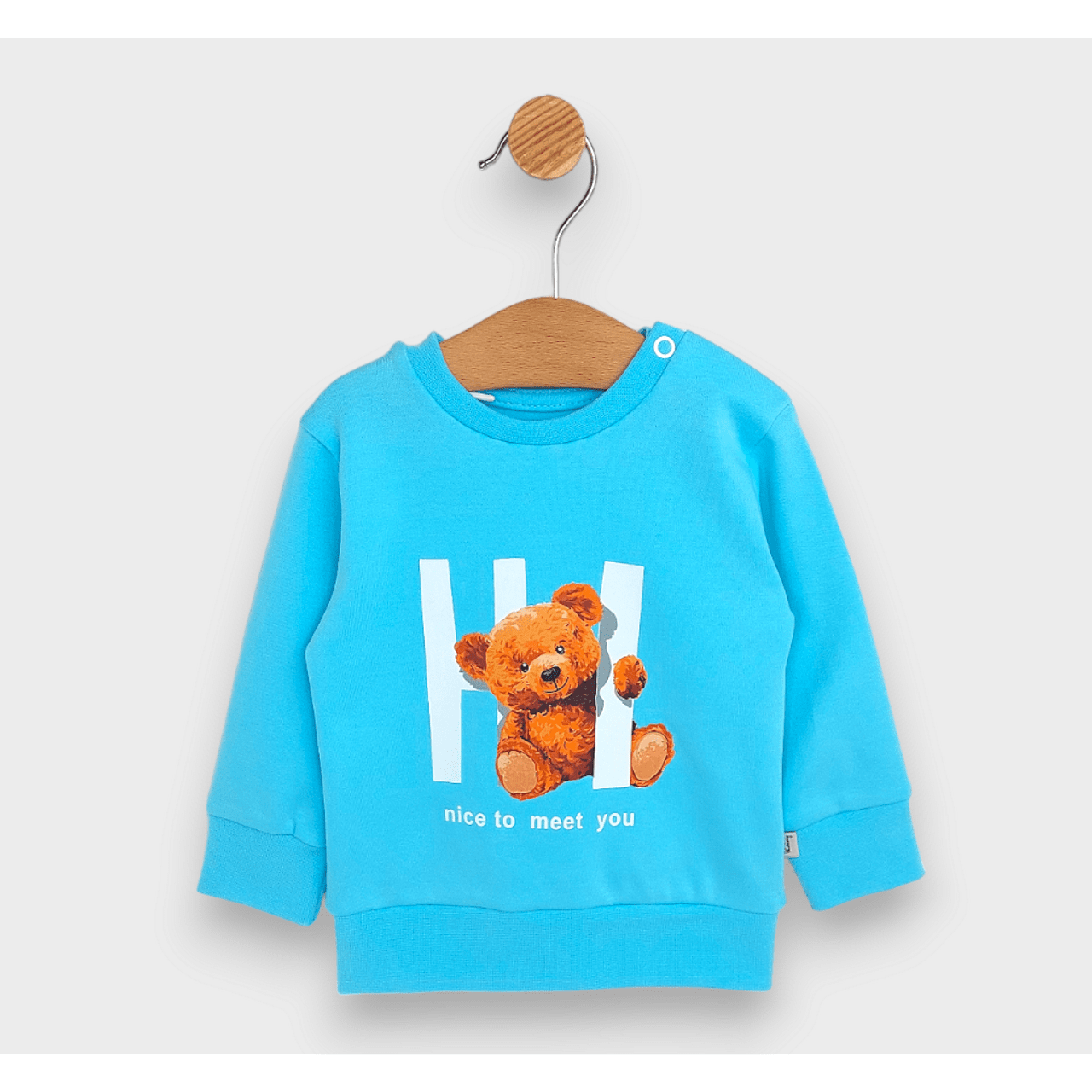 Бебешки Комплект От 2 Части Hi Bear 62 92 См. Тюркоаз Rainy